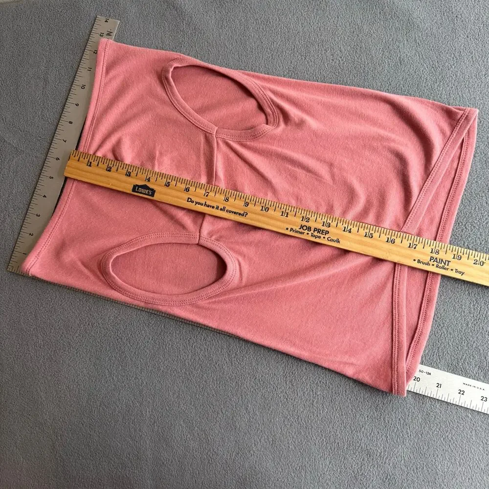 Dog‎ Shirt PNW Mountain and Trees Lightweight 3XL 71-85lbs Salmon Pink Cotton